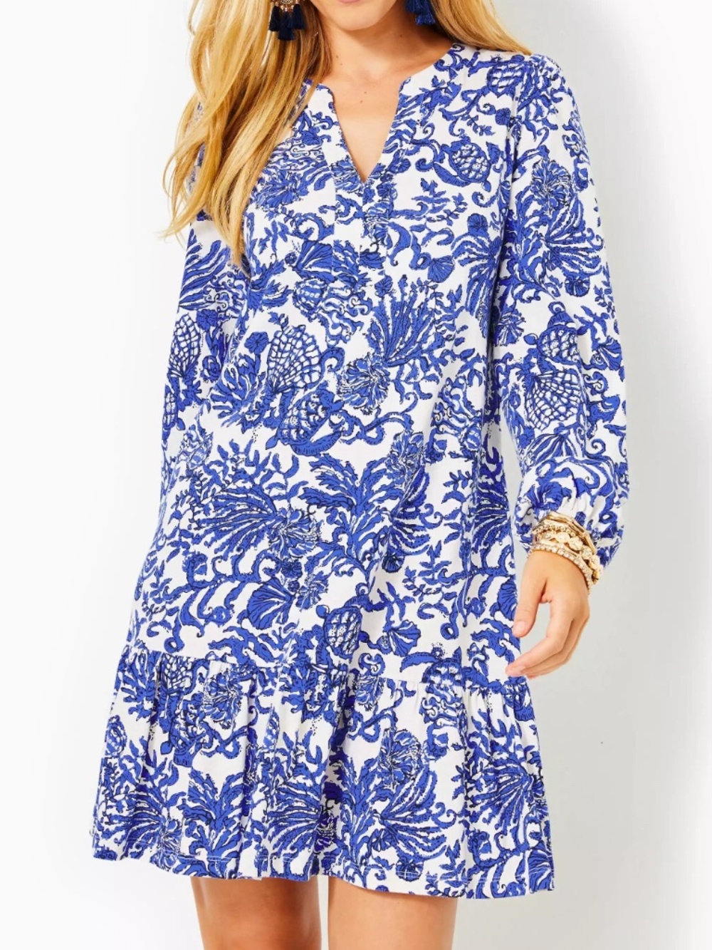 Lilly Pulitzer Alyssa A-Line Cotton Dress Size XL Deeper Coconut Ride With Me